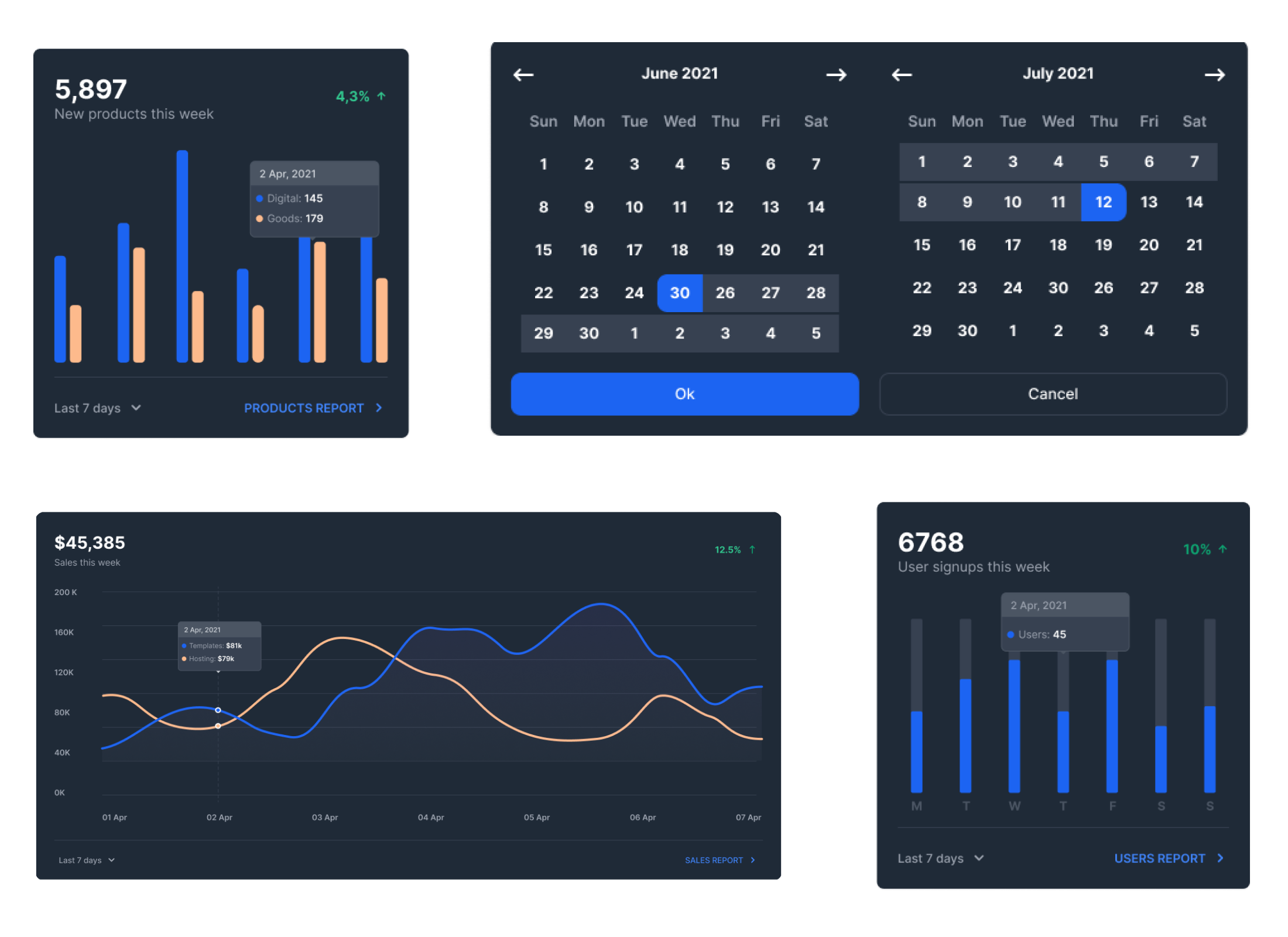 mockup dark